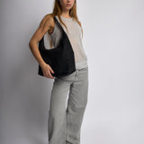 Suede Slouchy Hobo Shoulder Bag