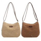Woven Straw Shoulder Bag