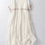 Lace Trim Maxi Dress