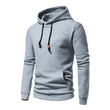 Hooded Sweatshirt with Ribbed Cuffs and Pocket
