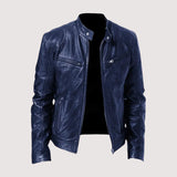 Men's Genuine Leather Jacket with Soft Lining