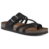 Women's Braided Strap Sandals with Cushioned Insole