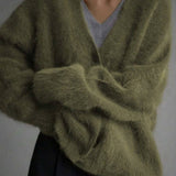 Women's Lightweight White Autumn Cardigan