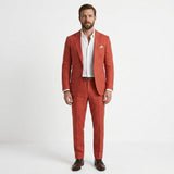 Men's Linen Slim Fit Two-Piece Suit