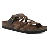 Women's Braided Strap Sandals with Cushioned Insole