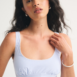 Polka Dot Sleeveless Midi Dress