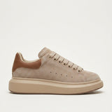 Women's Suede-Look Chunky Platform Lace-Up Sneakers
