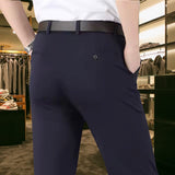Men's Classic Breathable Stretch Trousers, Multiple Colours