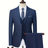 Men's Two-Piece Slim Fit Tailored Suit