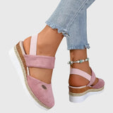 Orthopaedic Platform Sandals with Ventilated Cushioned Sole