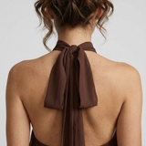 Tiered Halter Mini Dress