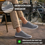 Unisex Wide Toe Box Comfort Sneakers, Foot-Shaped Fit