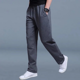 Men's Slim-Fit Stretch Trousers for Business or Casual