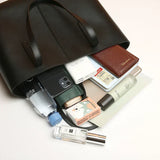 Large Structured Tote Shoulder Bag