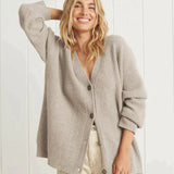 Women's Oversized Button Knit Cardigan