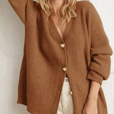 Women's Oversized Button Knit Cardigan