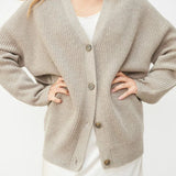 Women's Oversized Button Knit Cardigan