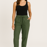 Ladies’ Relaxed Fit Tapered Trousers