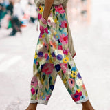 Women's Floral Print Harem Pants
