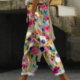 Women's Floral Print Harem Pants