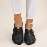 Women's Slip-On Leather Clogs