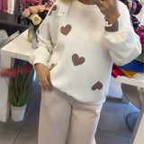 Ladies’ Heart Detail Winter Jumper