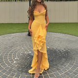 Ladies’ Irregular Hem Maxi Dress