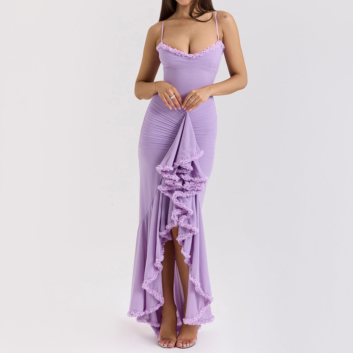 Ladies’ Irregular Hem Maxi Dress