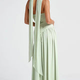 Women's Strapless High Split Maxi Dress