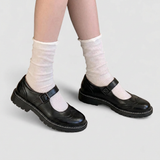 Brogue Mary Jane Shoes with Chunky Sole