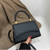 Structured Top Handle Crossbody Bag