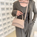 Structured Top Handle Crossbody Bag