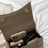 Structured Top Handle Crossbody Bag