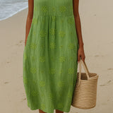 Women's Sleeveless Midi Dress