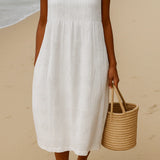Women's Sleeveless Midi Dress