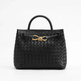 Woven Top Handle Crossbody Satchel Bag