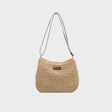 Woven Straw Shoulder Bag