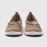 Women's Breathable Knit Slip-On Ballerina Sneakers