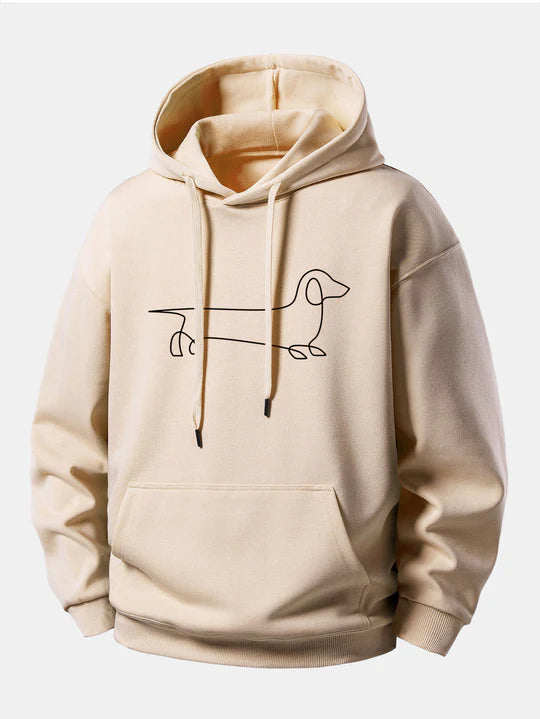 Dachshund Printed Hoodie