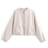 Ladies’ Cropped Zip Jacket