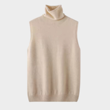 Sleeveless Turtleneck Jumper