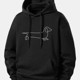 Dachshund Printed Hoodie