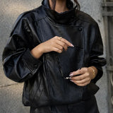 Oversized Faux Jacket