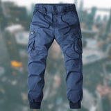 Men's Tactical Cargo Joggers with Multiple Pockets