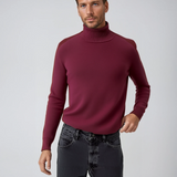 Men's Soft Turtleneck Knit Sweater, Multiple Colours