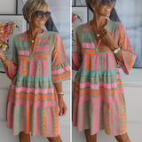 Ladies’ Embroidered Smock Dress