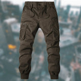 Men's Tactical Cargo Joggers with Multiple Pockets