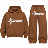Premium Urban Tracksuit – Oversized Hoodie & Wide Leg Joggers Set