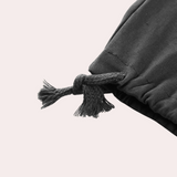 Relaxed Fit Cotton Cargo Trousers with Elastic Waist
