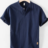 Men’s Grandad Collar Polo